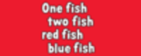 One Fish Two Fish Red Fish Blue Fish (Dr. Seuss)